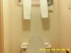 Dlakave žene u kupaonici na skrivene cam